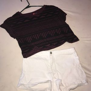 Cute simple crop top